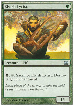 Elvish Lyrist (8th Edition) Near Mint Foil