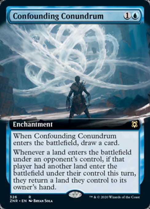 Confounding Conundrum (Extended Art) (Zendikar Rising) Near Mint Foil