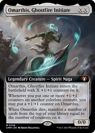 Omarthis, Ghostfire Initiate (Extended Art) (Commander Masters) Near Mint