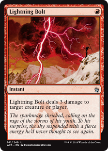 Lightning Bolt (Masters 25) Near Mint
