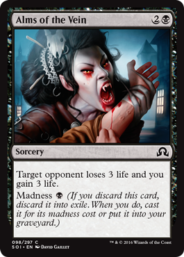 Alms of the Vein (Shadows Over Innistrad) Near Mint Foil