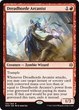 Dreadhorde Arcanist (War of the Spark) Near Mint Foil