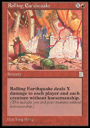 Rolling Earthquake (Portal Three Kingdoms) Near Mint Japanese