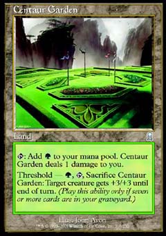 Centaur Garden (Odyssey) Near Mint Foil