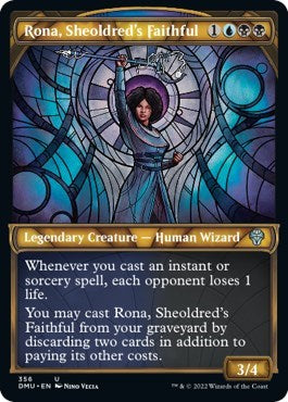 Rona, Sheoldred's Faithful (Textured Foil) (Dominaria United) Near Mint