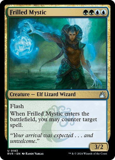Frilled Mystic (Ravnica Remastered) Near Mint Foil