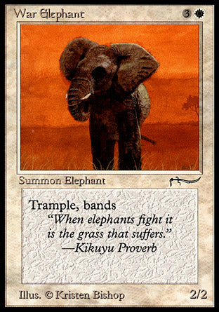 War Elephant (dark circle) (Arabian Nights) Good