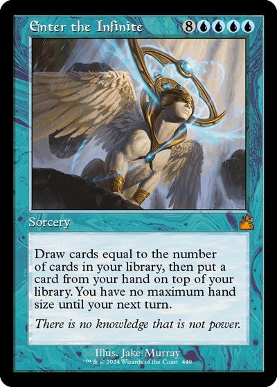 Enter the Infinite (Retro Frame) (Ravnica Remastered) Near Mint