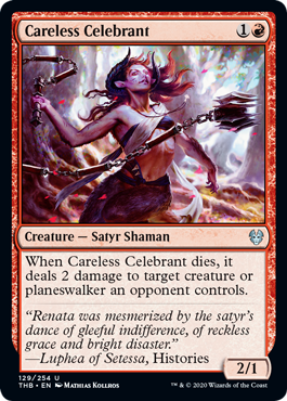 Careless Celebrant (Theros Beyond Death) Near Mint Foil