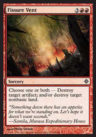 Fissure Vent (Rise of the Eldrazi) Near Mint Foil