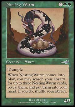 Nesting Wurm (Nemesis) Near Mint