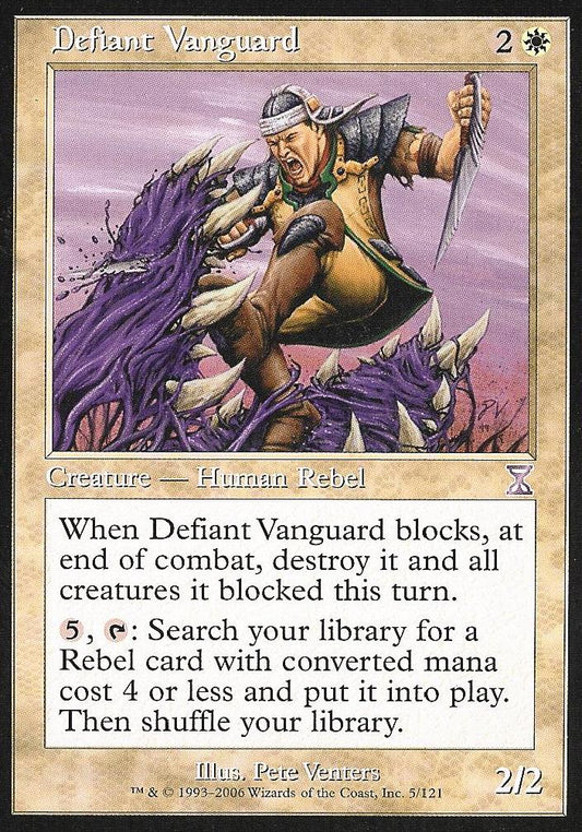 Defiant Vanguard (Time Spiral Time Shifted) Near Mint Japanese