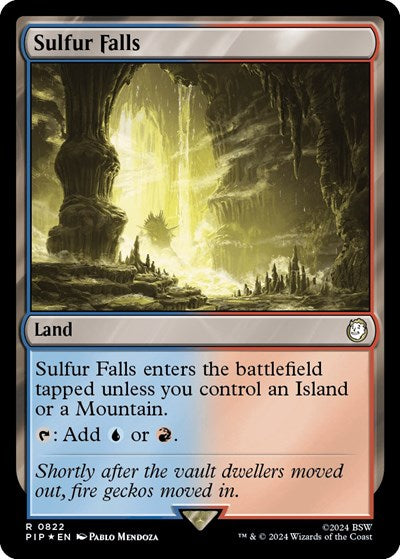 Sulfur Falls (Surge Foil) (Universes Beyond: Fallout) Near Mint