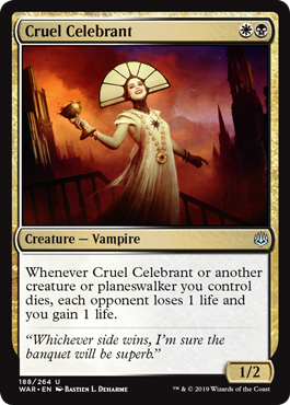 Cruel Celebrant (War of the Spark) Near Mint