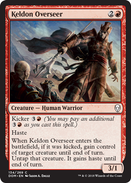 Keldon Overseer (Dominaria) Near Mint Foil