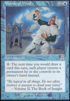 Words of Wind (Onslaught) Near Mint Foil