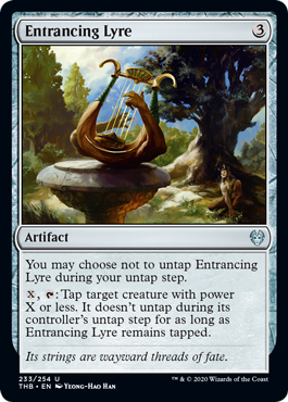 Entrancing Lyre (Theros Beyond Death) Near Mint Foil