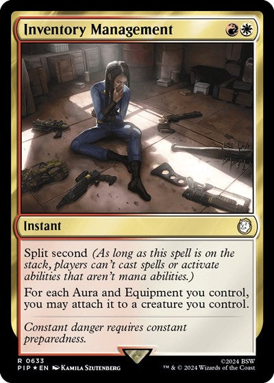 Inventory Management (Surge Foil) (Universes Beyond: Fallout) Near Mint
