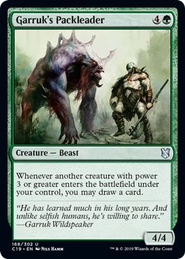 Garruk's Packleader (Commander 2019) Near Mint