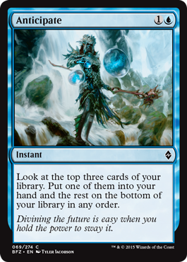 Anticipate (Battle for Zendikar) Near Mint