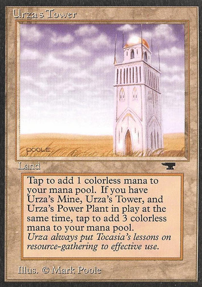 Urza's Tower (Plains) (Antiquities) Light Play