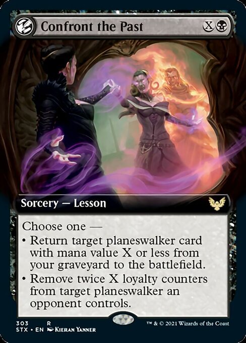 Confront the Past (Extended Art) (Strixhaven) Near Mint