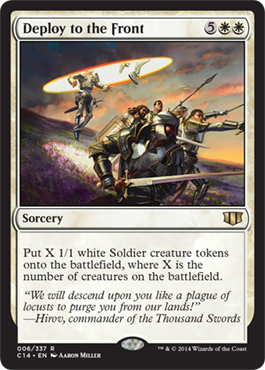 Deploy to the Front (Commander 2014 Edition) Near Mint