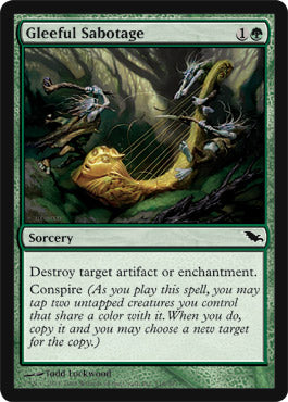 Gleeful Sabotage (Shadowmoor) Near Mint