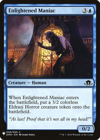 Enlightened Maniac (Mystery Booster) Near Mint