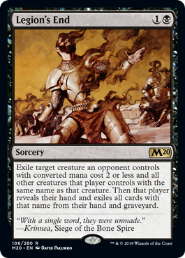 Legion's End (Magic 2020 Core Set) Near Mint