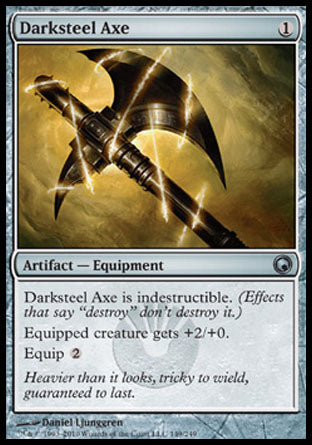 Darksteel Axe (Scars of Mirrodin) Light Play