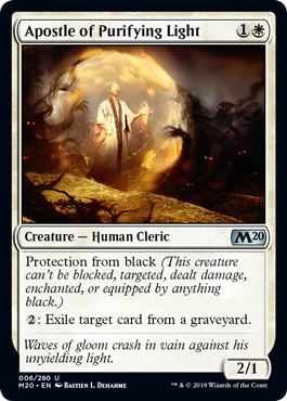 Apostle of Purifying Light (Magic 2020 Core Set) Near Mint Foil