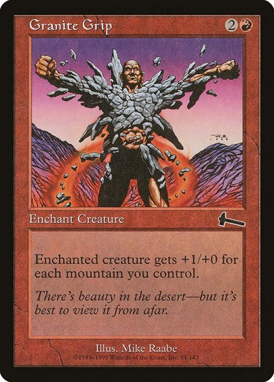 Granite Grip (Urza's Legacy) Near Mint