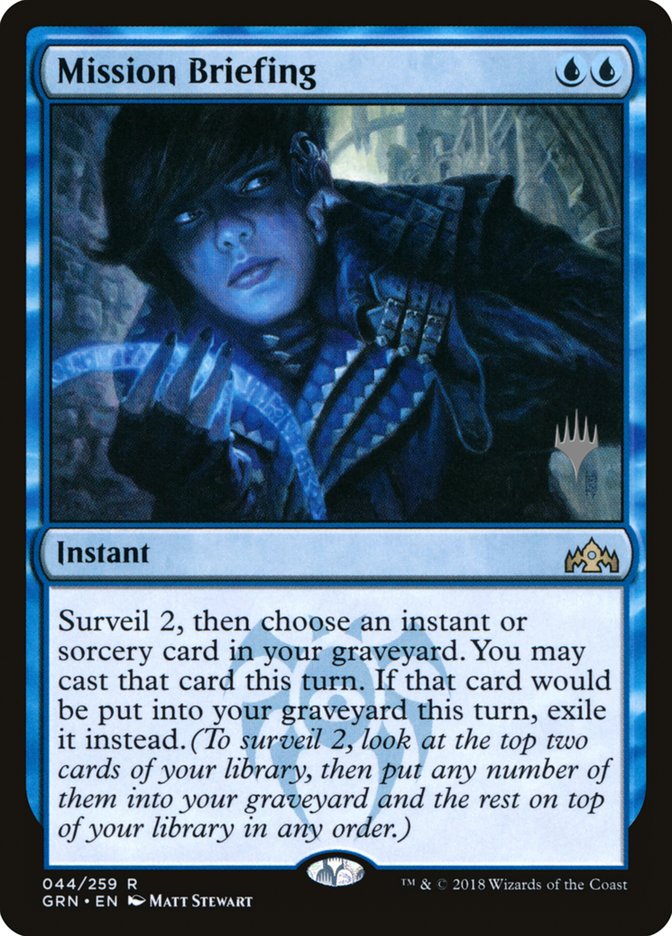 Mission Briefing (Promo Pack) Near Mint