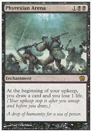 Phyrexian Arena (8th Edition) Near Mint Foil