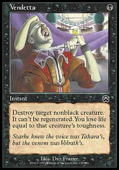 Vendetta (Mercadian Masques) Near Mint Foil