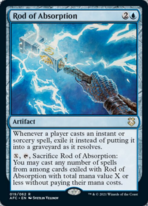 Rod of Absorption (Commander 2021 Forgotten Realms) Near Mint
