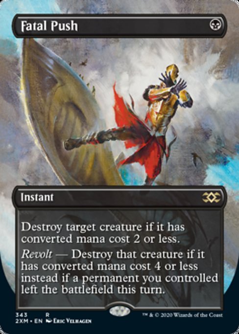Fatal Push (Borderless) (Double Masters) Near Mint Foil