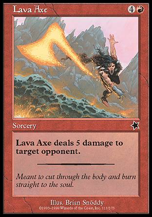 Lava Axe (Starter 1999) Near Mint