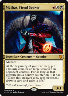 Mathas, Fiend Seeker (Commander 2017) Near Mint