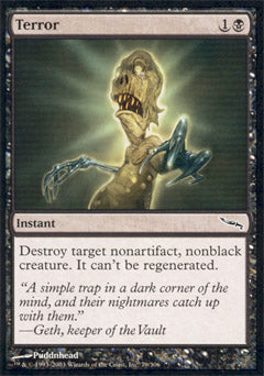 Terror (Mirrodin) Light Play