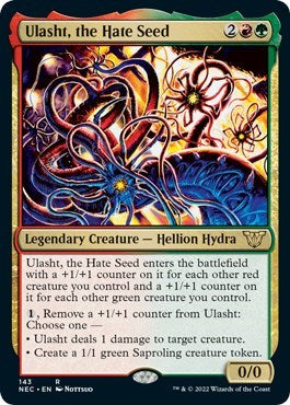 Ulasht, the Hate Seed (Commander: Kamigawa: Neon Dynasty) Near Mint