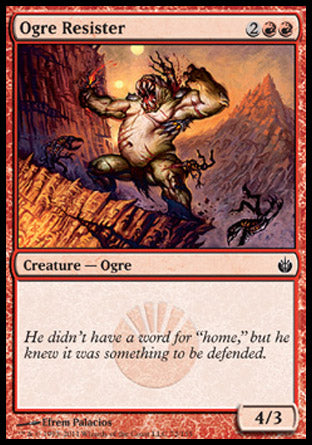 Ogre Resister (Mirrodin Besieged) Near Mint Foil
