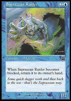 Saprazzan Raider (Mercadian Masques) Near Mint Foil