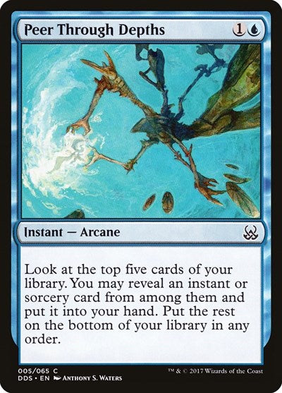 Peer Through Depths (Duel Decks: Mind vs Might) Near Mint