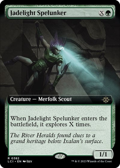 Jadelight Spelunker (Extended Art) (The Lost Caverns of Ixalan) Near Mint Foil
