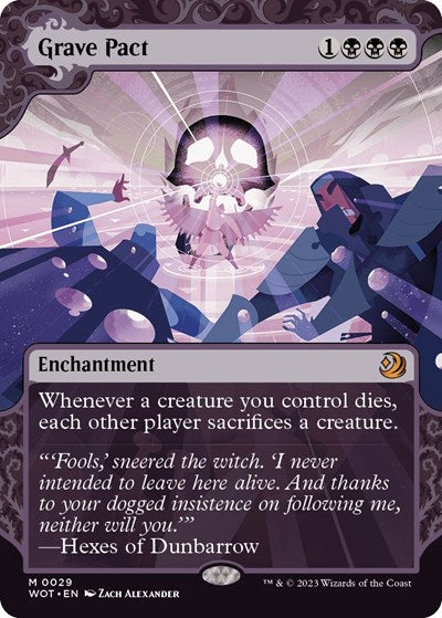 Grave Pact (Wilds of Eldraine: Enchanting Tales) Near Mint Foil