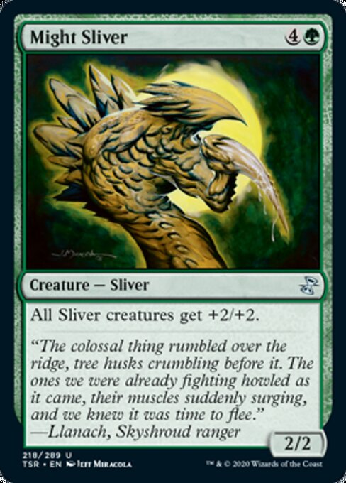 Might Sliver (Time Spiral Remastered) Near Mint