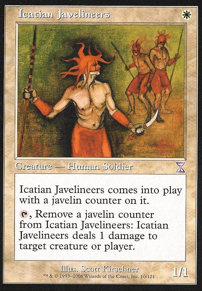 Icatian Javelineers (Time Spiral Time Shifted) Near Mint Foil