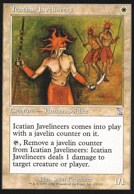 Icatian Javelineers (Time Spiral Time Shifted) Near Mint